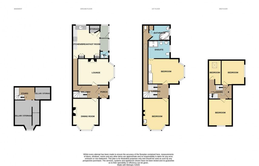 Floorplan for Wye Grove, Buxton
