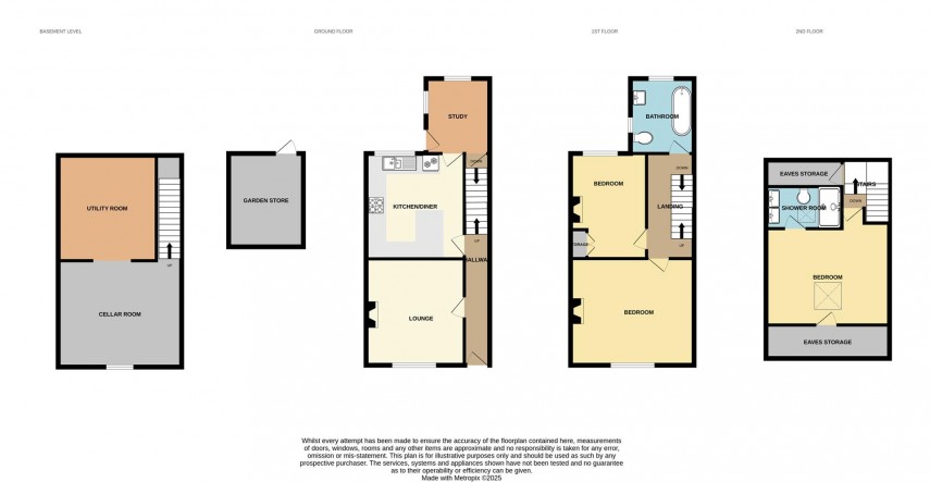 Floorplan for Brooklands, Buxton