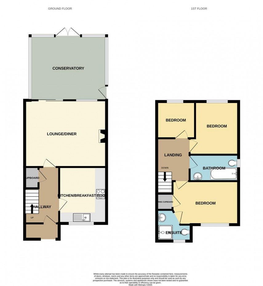 Floorplan for Wains Close, Dove Holes, Buxton