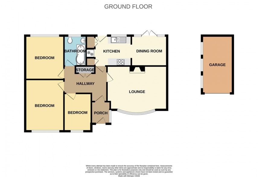 Floorplan for Milldale Avenue, Buxton