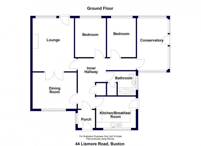Floorplan for Lismore Road, Buxton