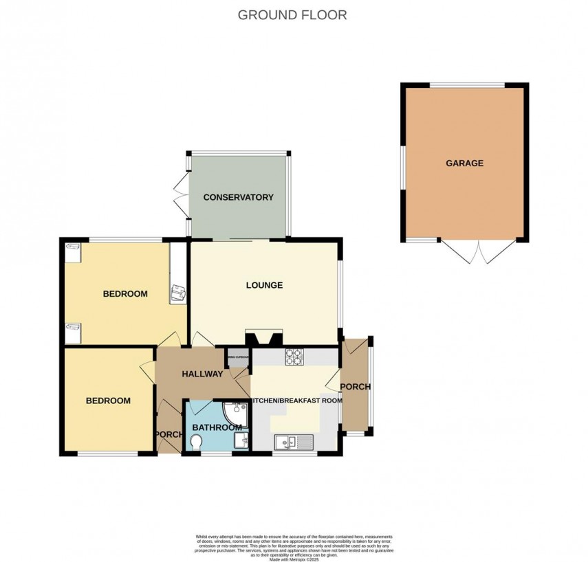 Floorplan for Buxton Road, Chinley