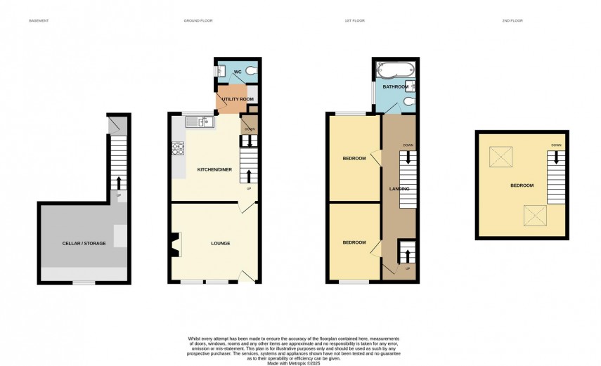 Floorplan for Kings Road, Buxton