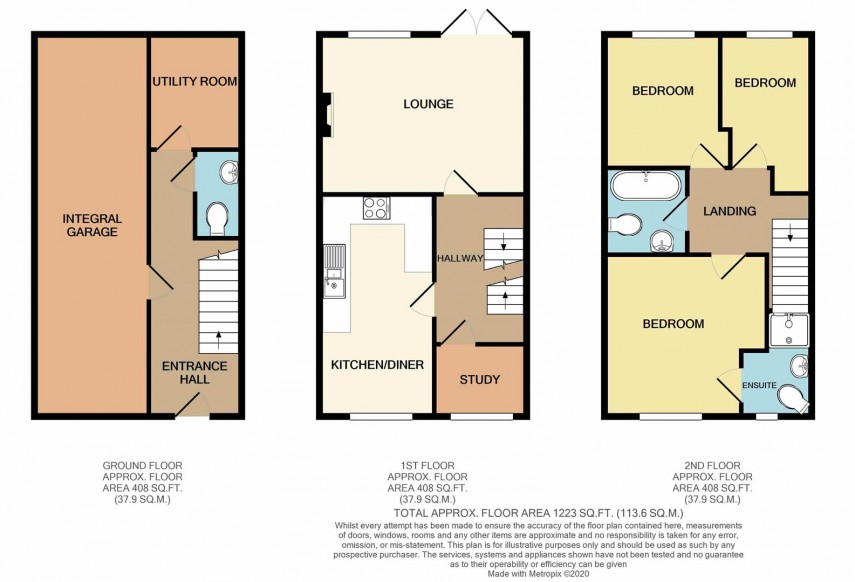 Floorplan for Solomons Court, Buxton