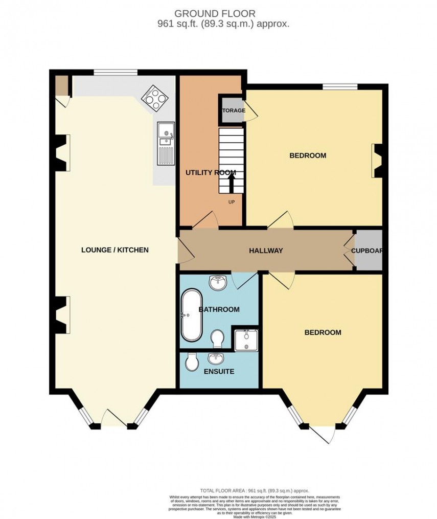 Floorplan for Cavendish Villas, Broad Walk, Buxton
