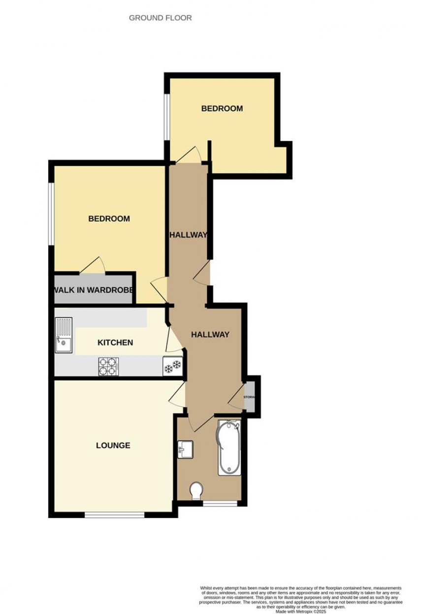 Floorplan for Marlborough Road, Buxton
