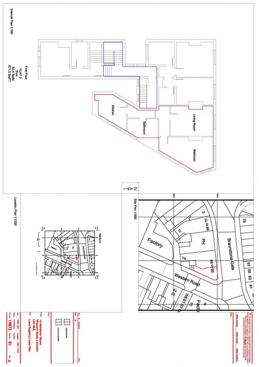Floorplan for Braunstone Gate, Leicester
