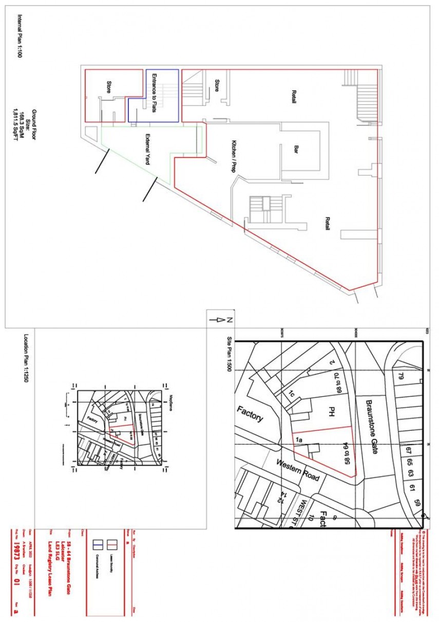 Floorplan for Braunstone Gate, Leicester