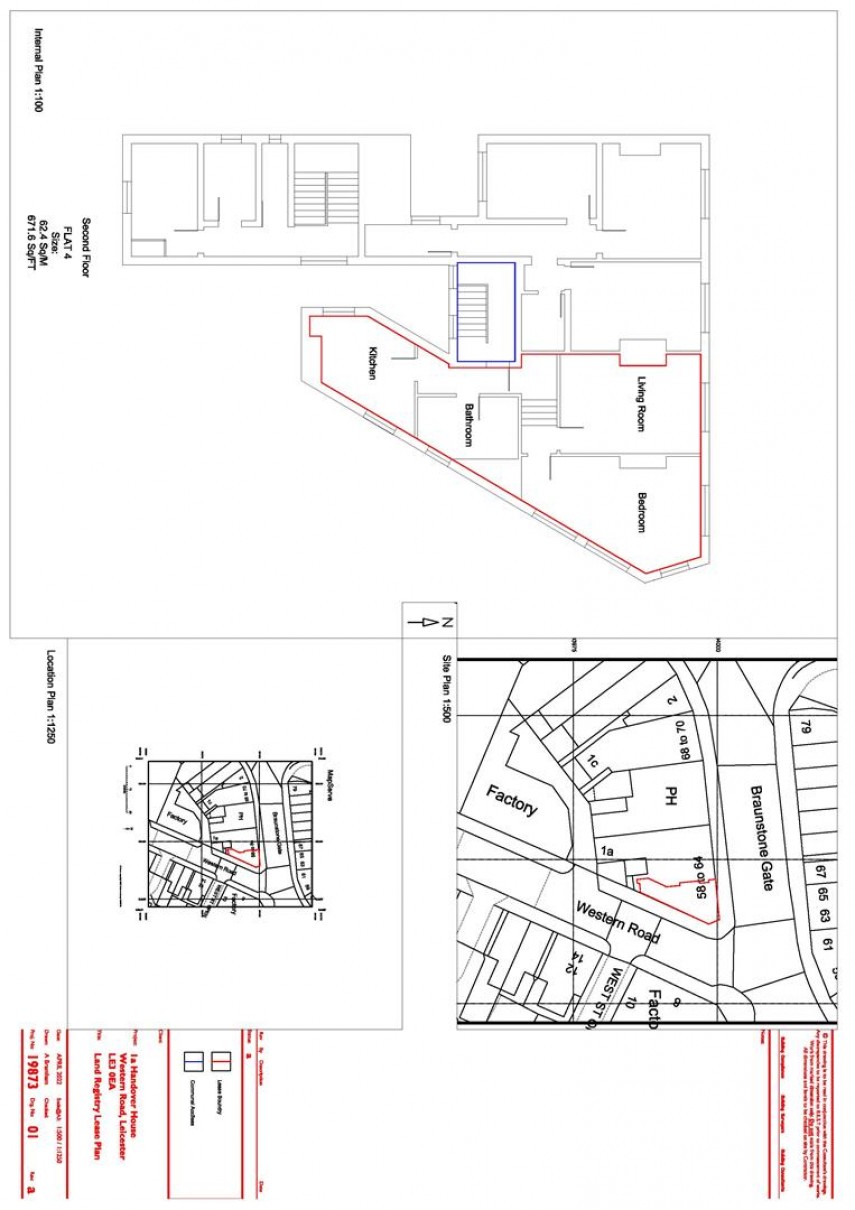 Floorplan for Braunstone Gate, Leicester