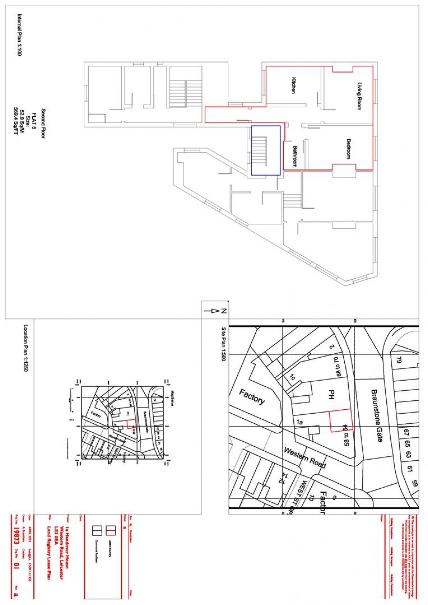 Floorplan for Braunstone Gate, Leicester
