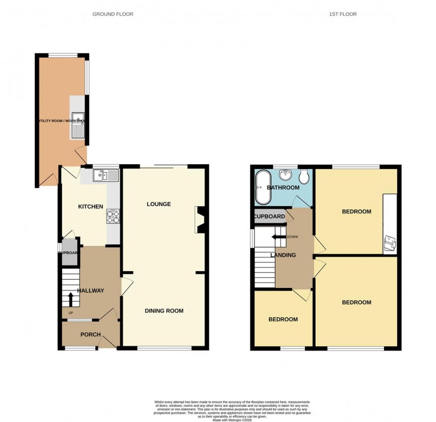 Floorplan for Anncroft Road, Buxton