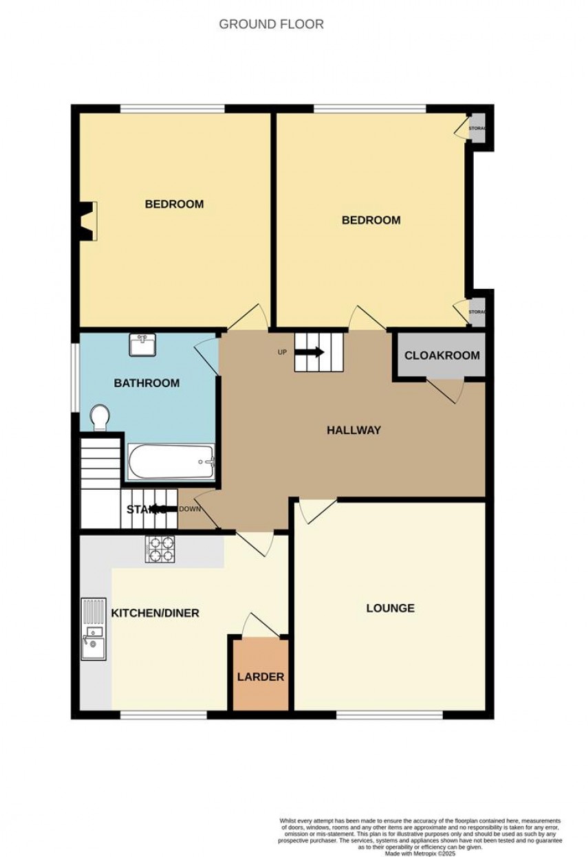 Floorplan for Limehurst, Manchester Road, Buxton