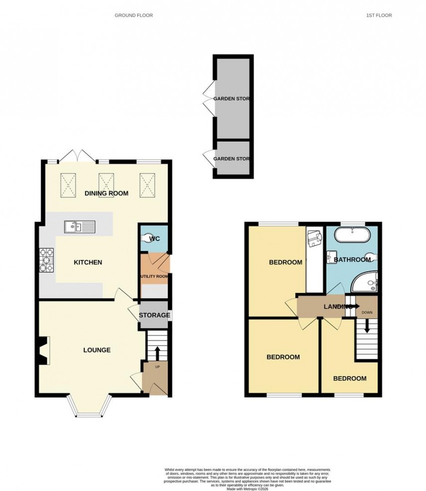 Floorplan for Sunnyfields, Buxton
