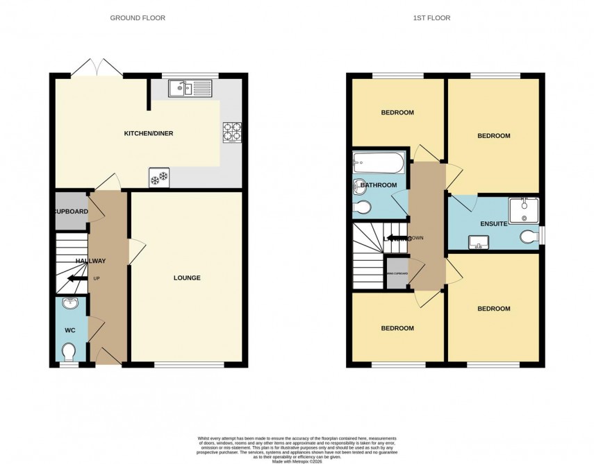 Floorplan for Hardwick Road, Buxton