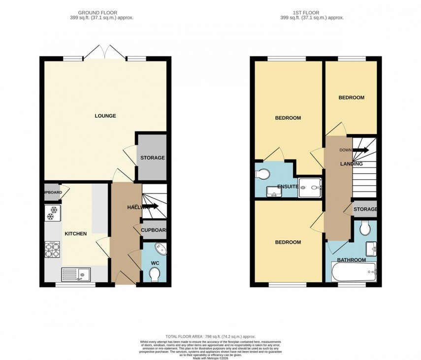 Floorplan for Crawshaw Crescent, Buxton