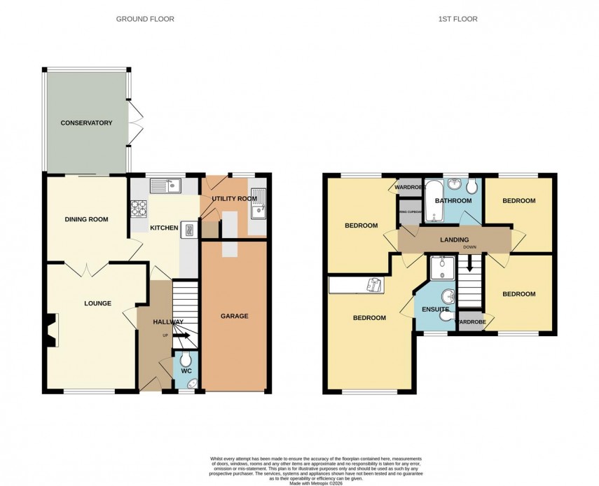 Floorplan for Birch Close, Buxton