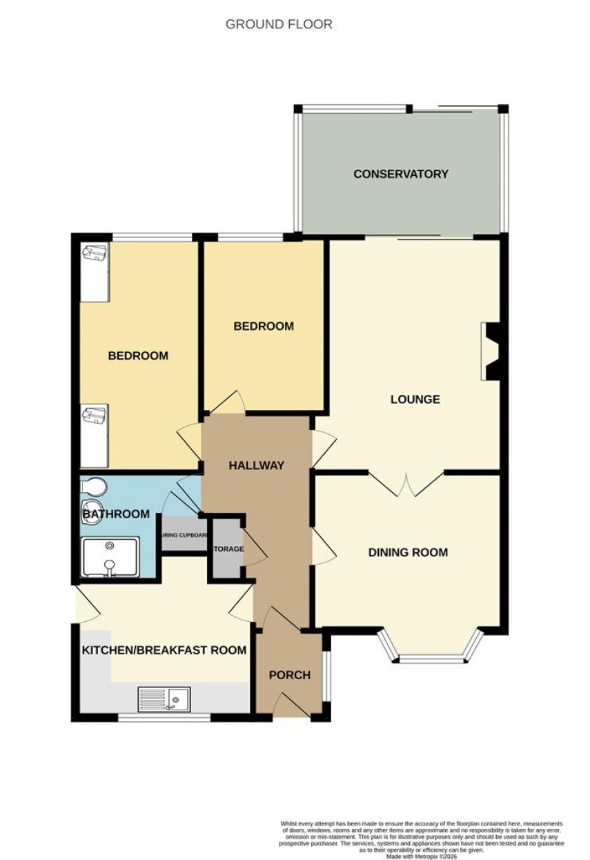 Floorplan for Lismore Park, Buxton