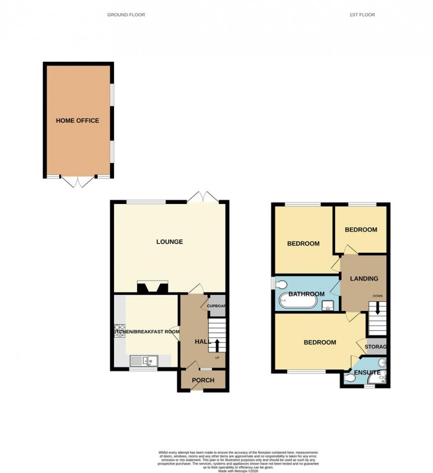 Floorplan for Wains Close, Buxton