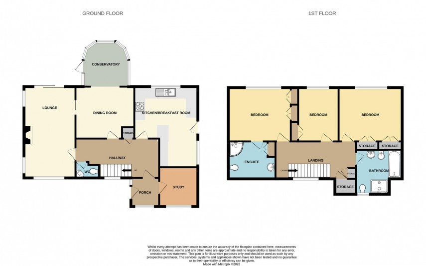Floorplan for Ecclesbourne Drive, Buxton