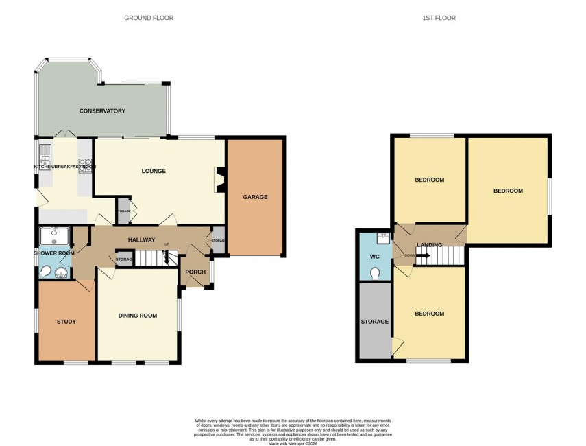 Floorplan for Ecclesbourne Drive, Buxton