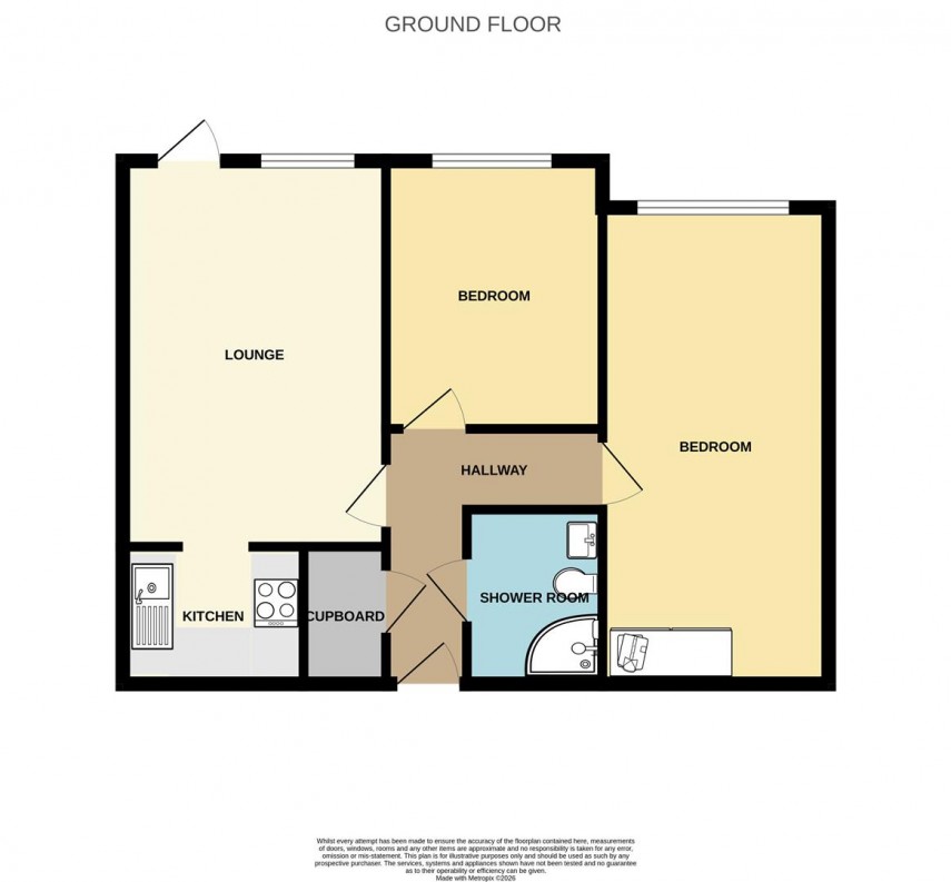 Floorplan for Park Road, Buxton