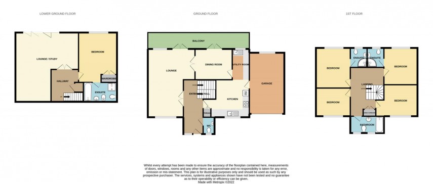 Floorplan for Brown Edge Close, Buxton