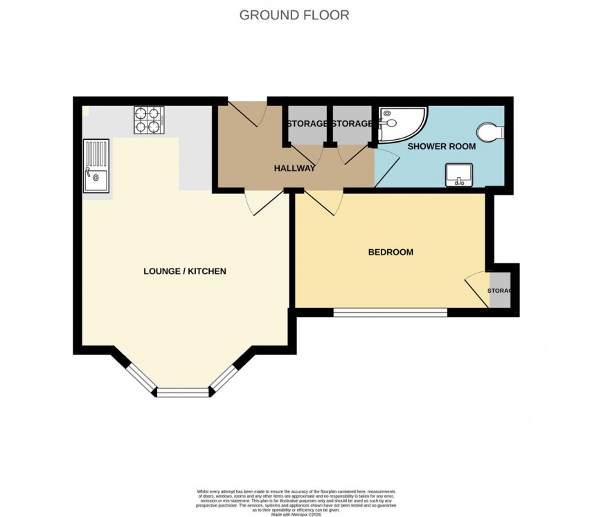 Floorplan for Burlington Road, Buxton