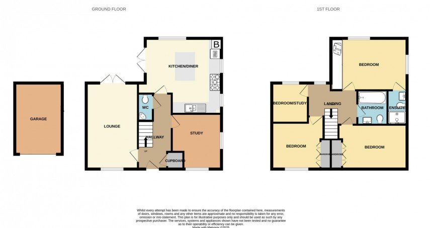 Floorplan for Lime Kiln Way, Buxton
