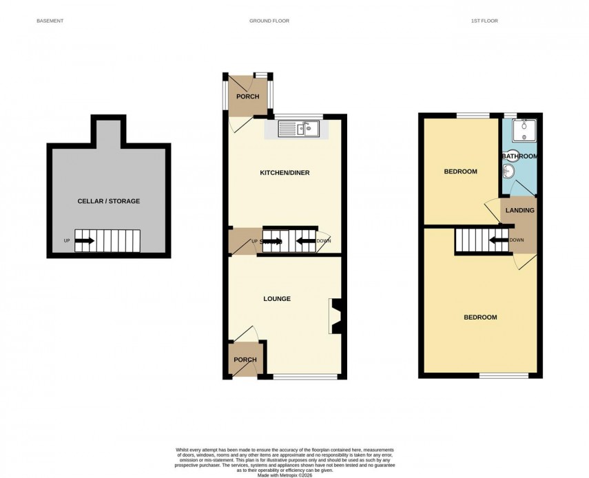Floorplan for High Street, Buxton