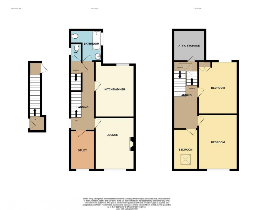 Floorplan for Market Street, Buxton