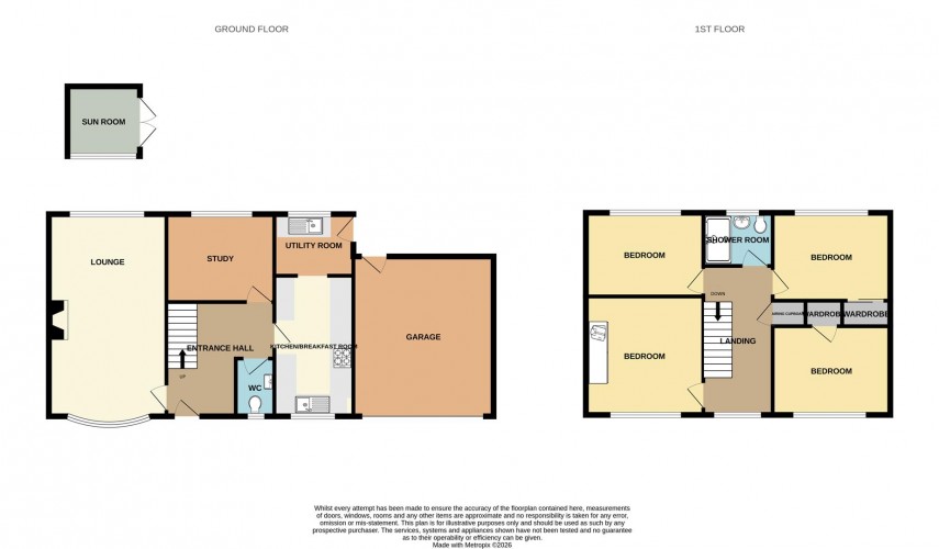 Floorplan for Carlisle Grove, Buxton