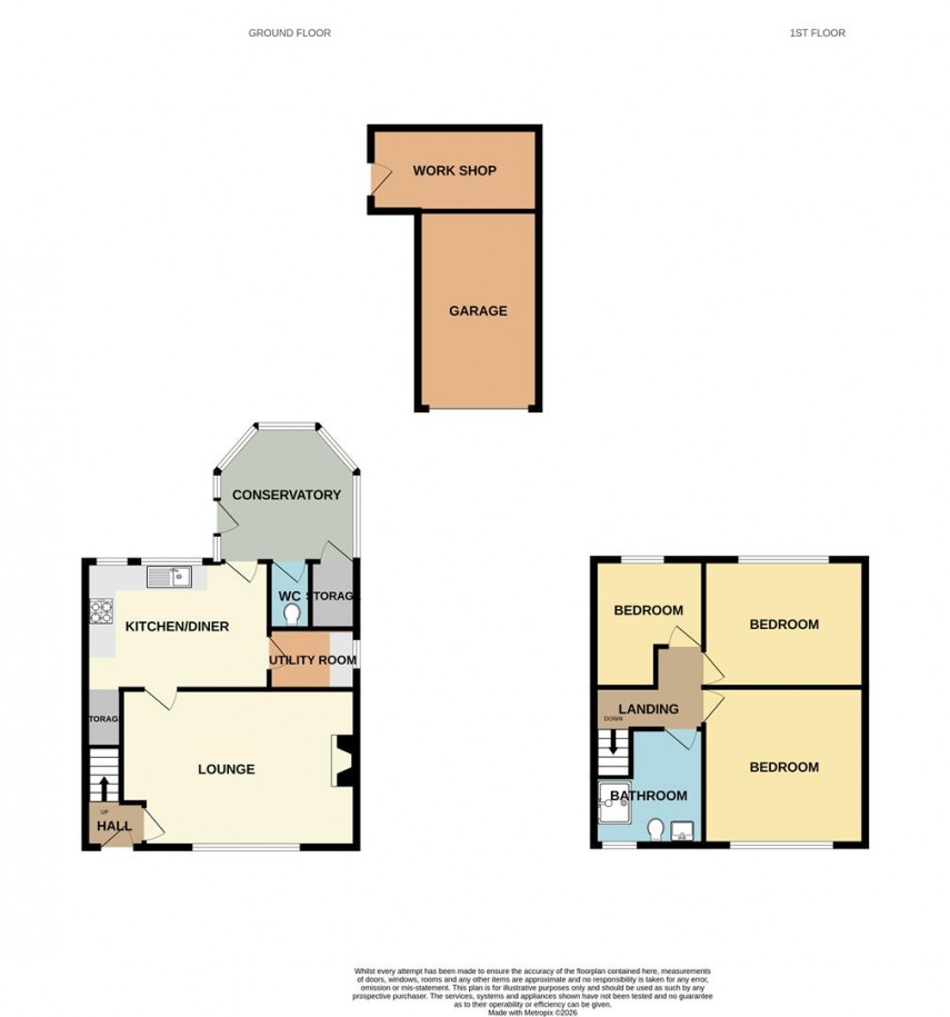 Floorplan for Burlow Road, Buxton