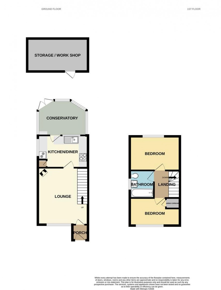Floorplan for Hastings Road, Buxton