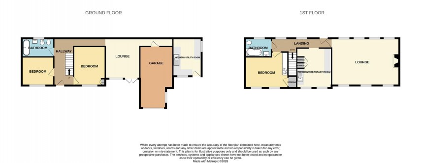 Floorplan for Dale Cottage, Millers Dale, Buxton