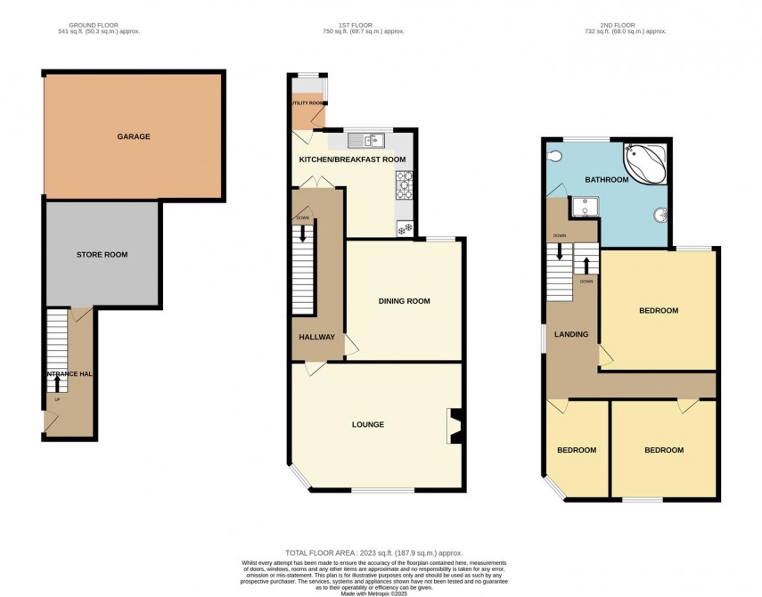 Floorplan for 20 Dale Road, Buxton
