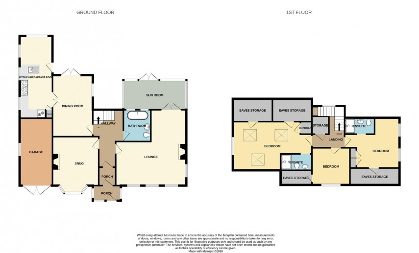 Floorplan for Cross Lane, Monyash, Bakewell