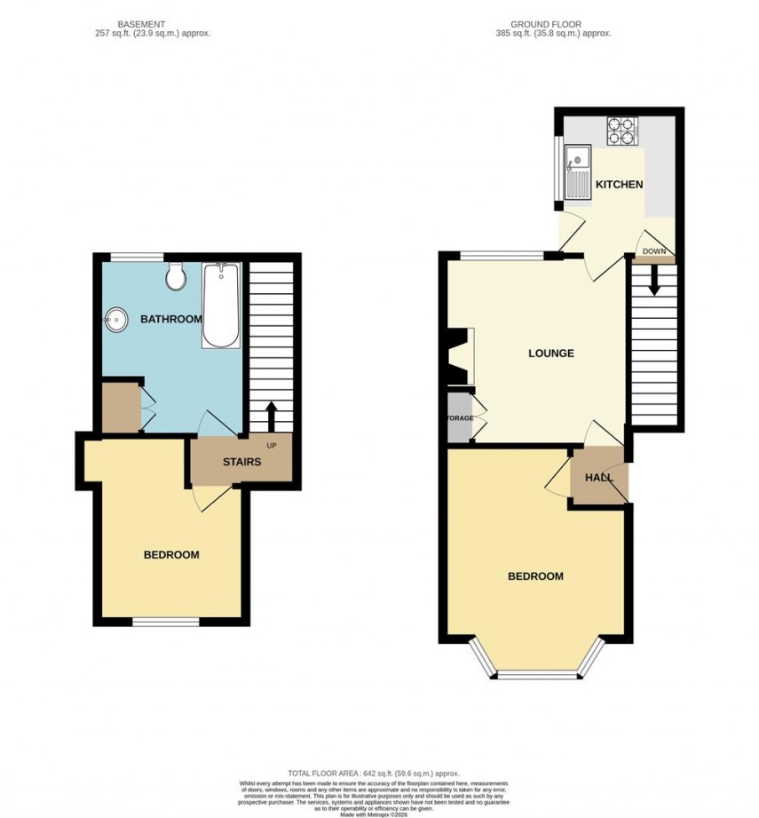 Floorplan for Ash Street, Buxton