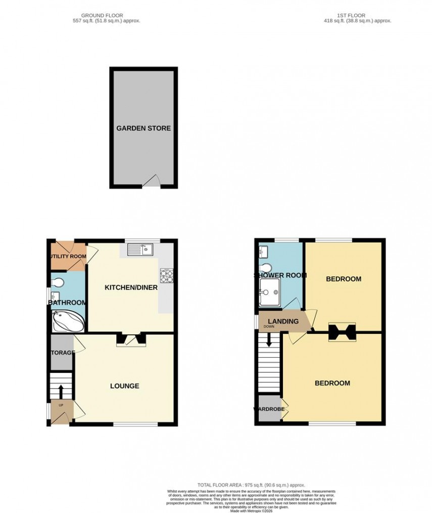 Floorplan for Flagg, Buxton