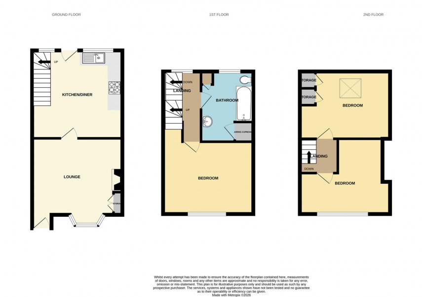 Floorplan for Dale Side, Buxton