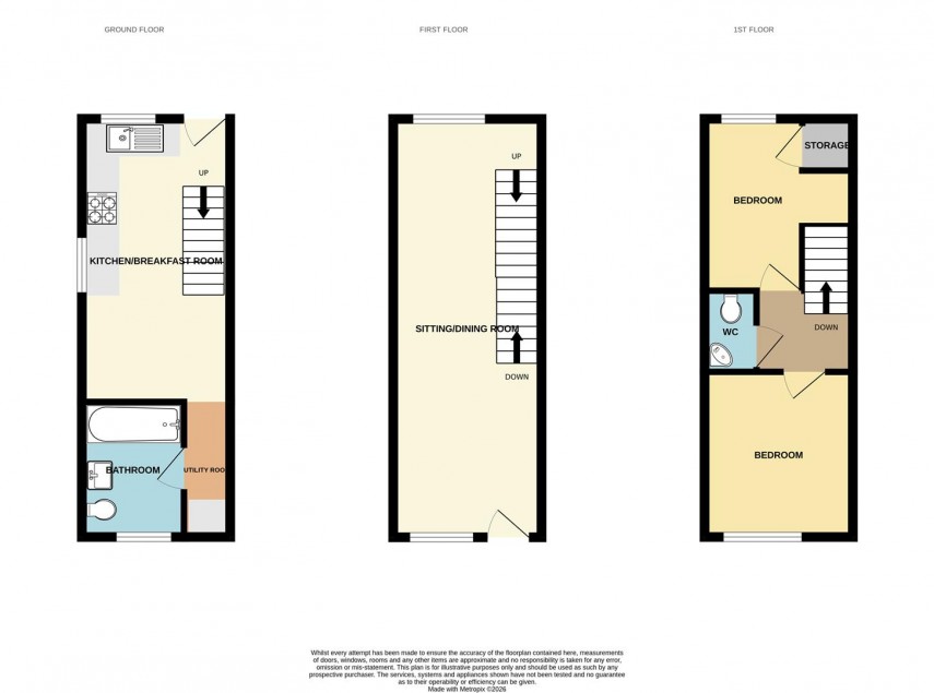 Floorplan for Chapel Street, Whaley Bridge, High Peak