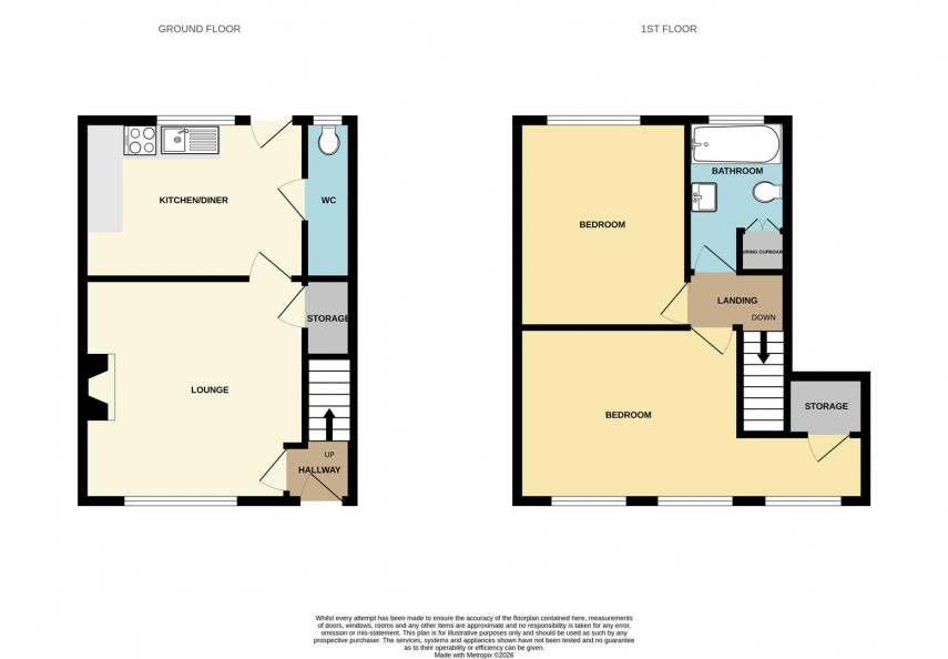 Floorplan for Sterndale Moor, Buxton