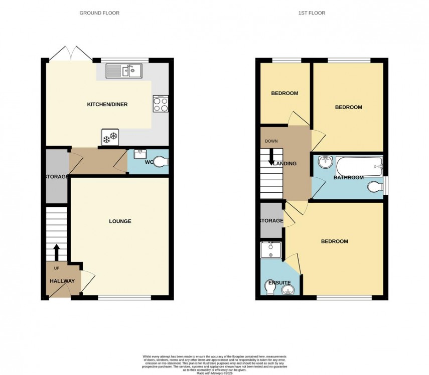 Floorplan for Cairn Drive, Buxton