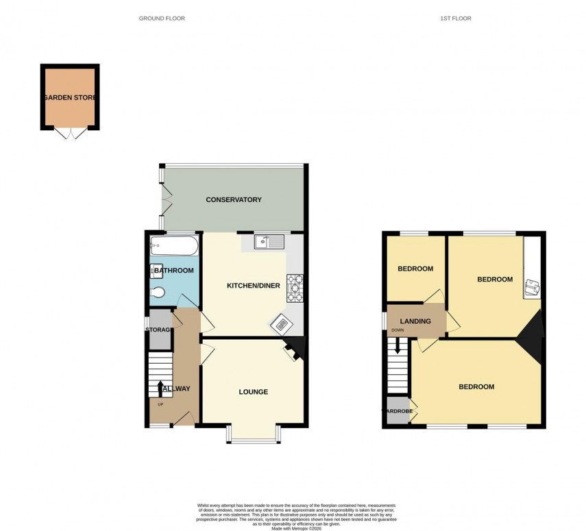 Floorplan for Harpur Hill Road, Buxton