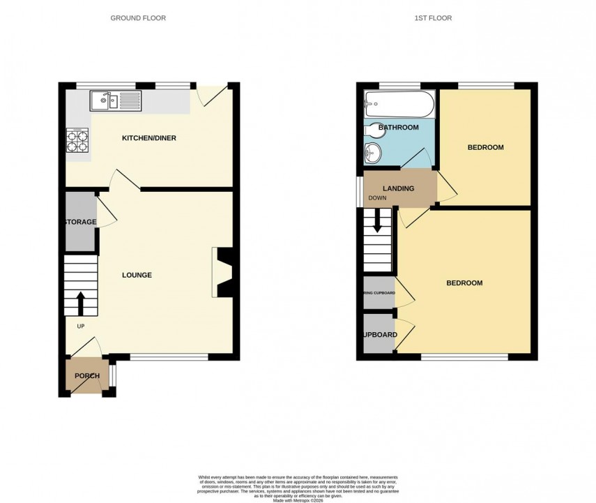 Floorplan for Berwick Road, Buxton