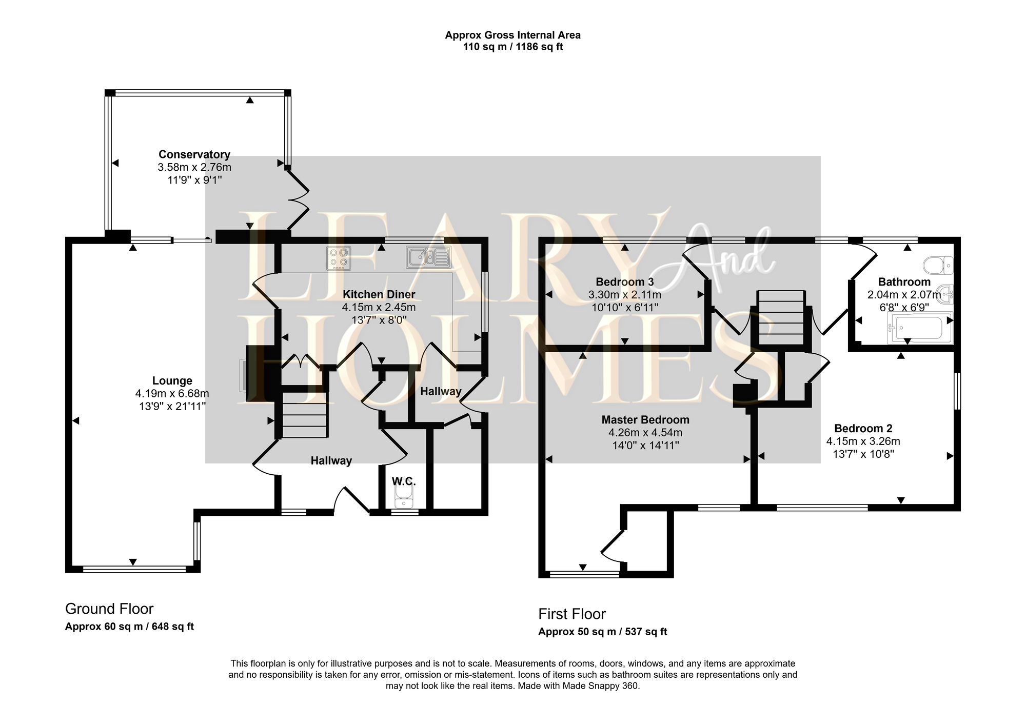 Floorplan for Boldon Drive, West Boldon, NE36