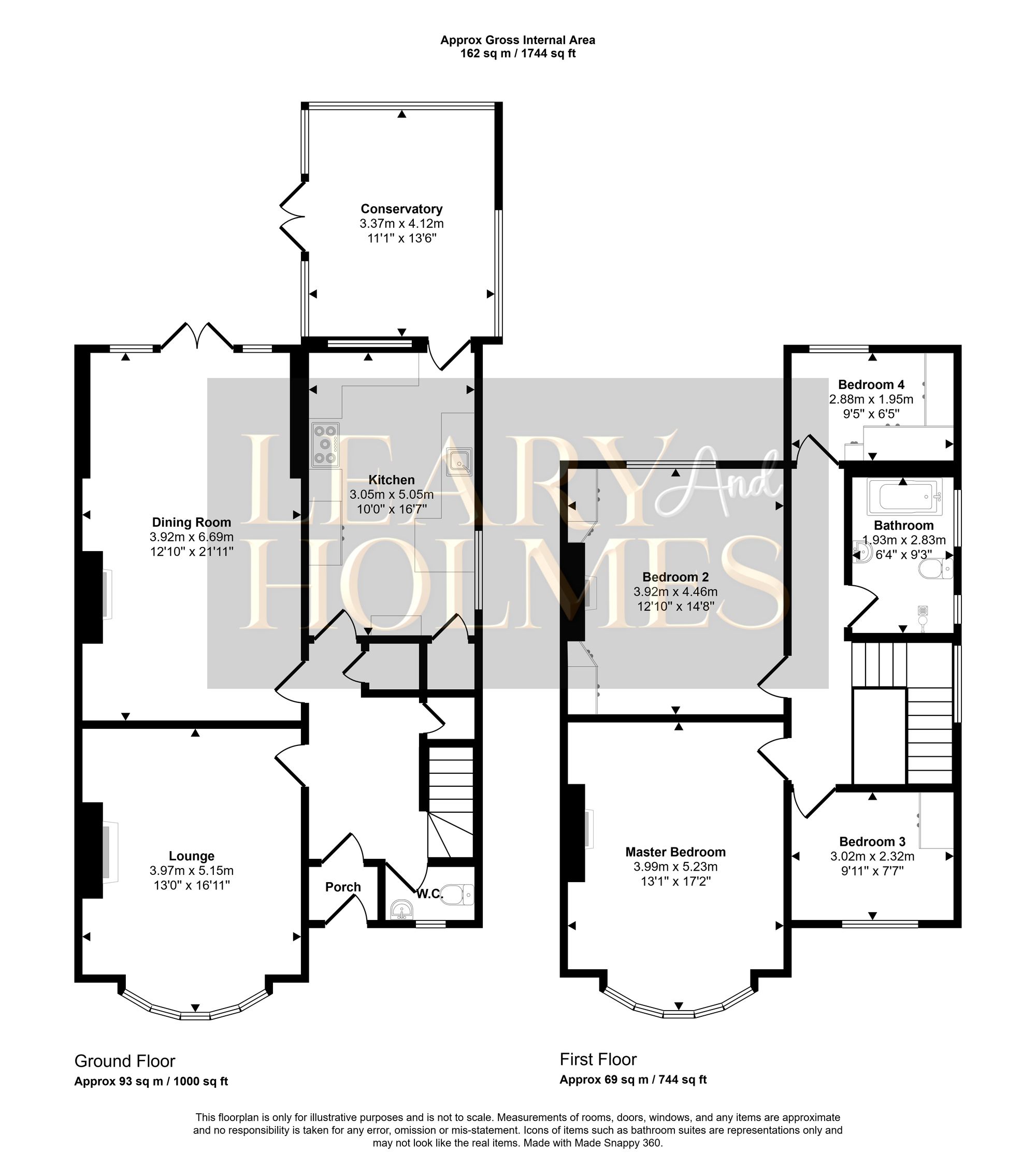 Floorplan for Sunderland Road, South Shields, NE34