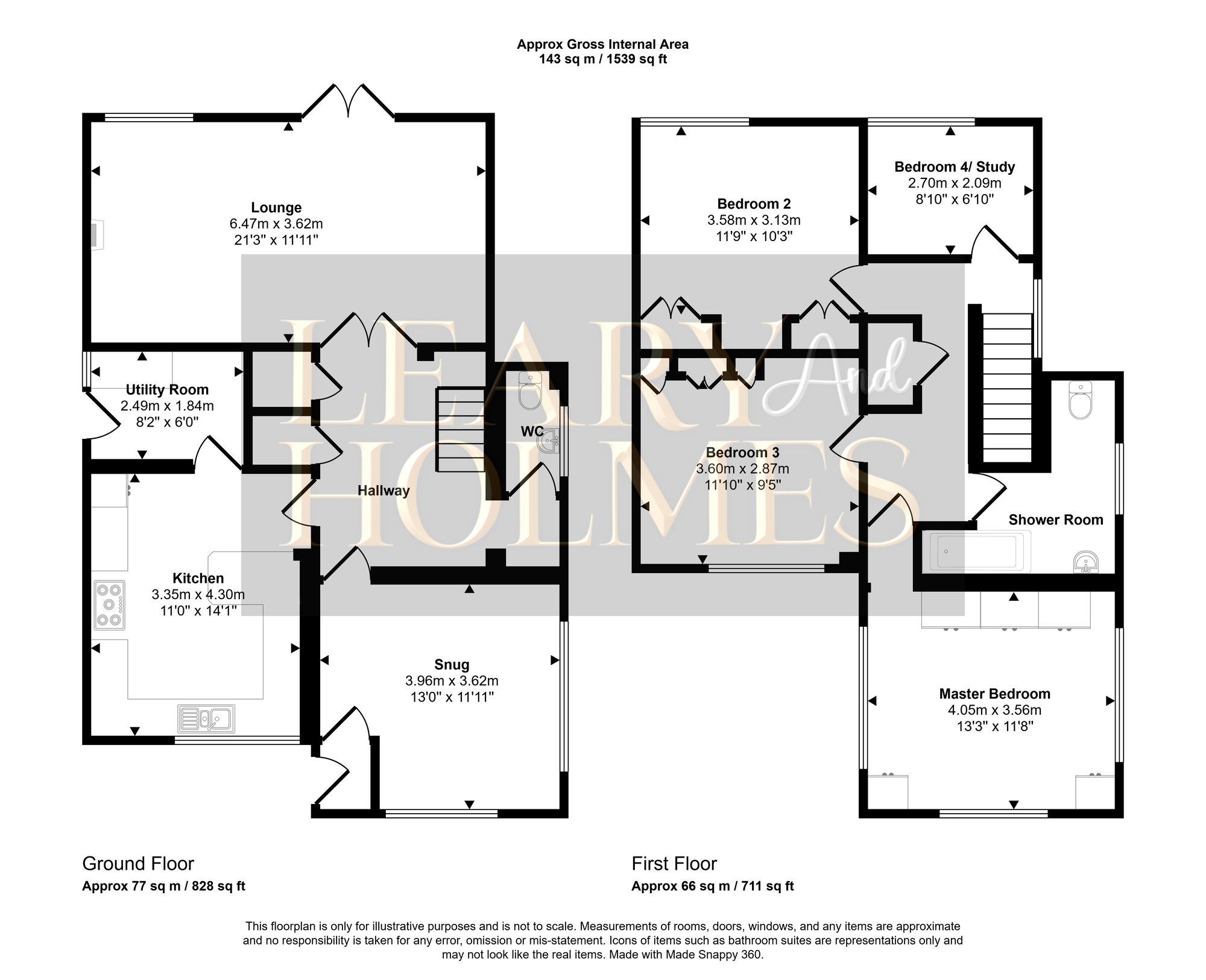 Floorplan for Paddock Close, Cleadon, SR6