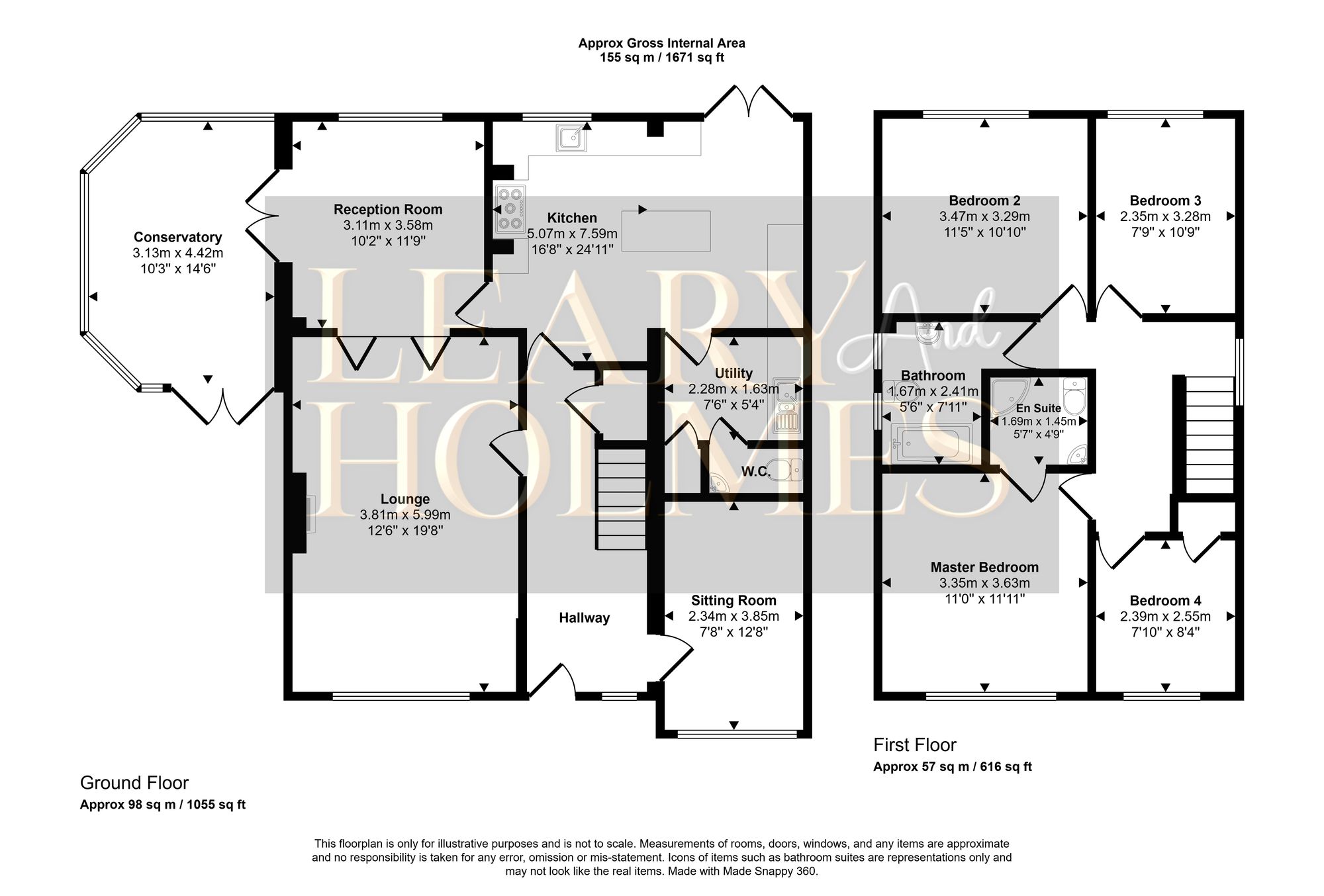Floorplan for Thirlmere, Cleadon, SR6