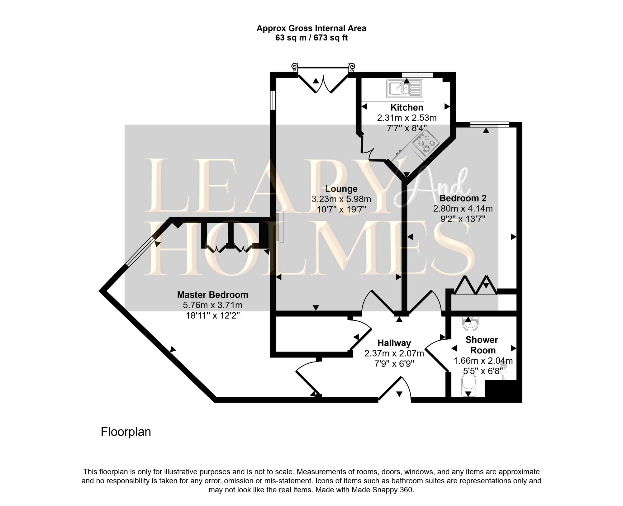 Floorplan for Boldon Lane, Cleadon, SR6