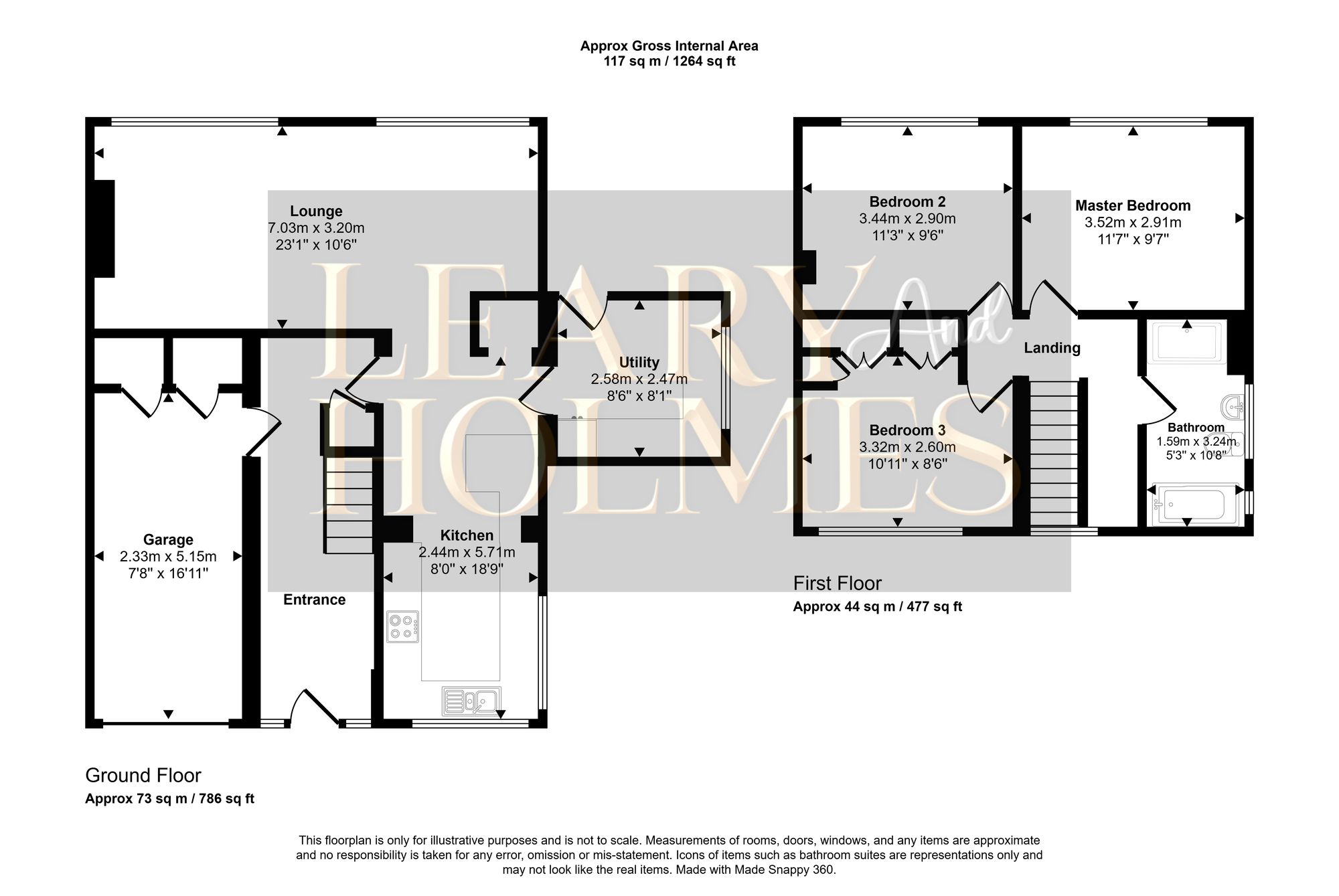 Floorplan for Glencourse, East Boldon, NE36